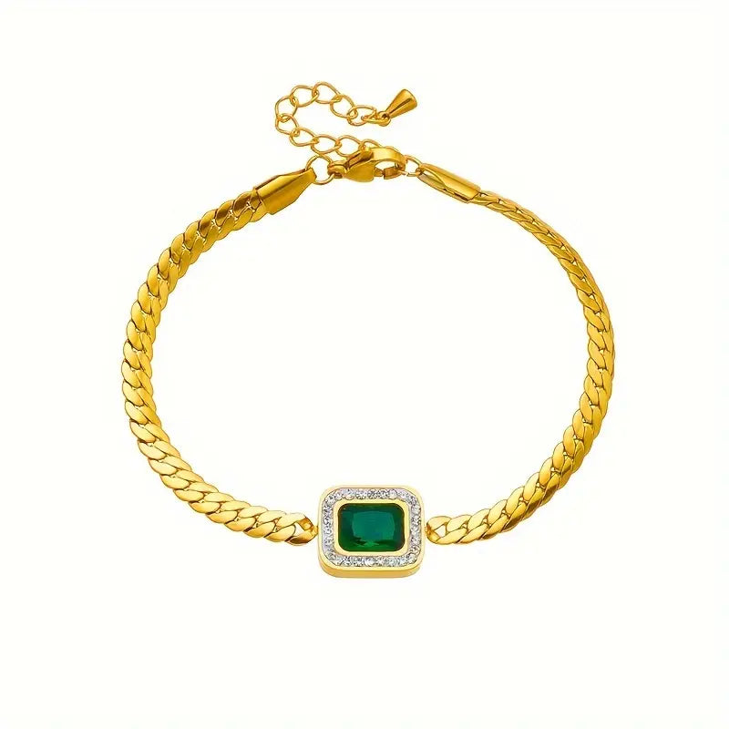 Emilia Emerald Bracelet