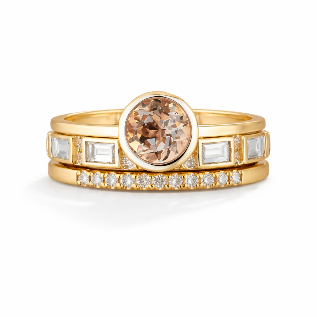 Gold Crystal Ring