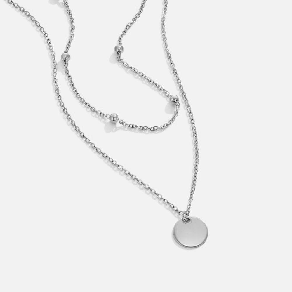 Layered Disc Necklace