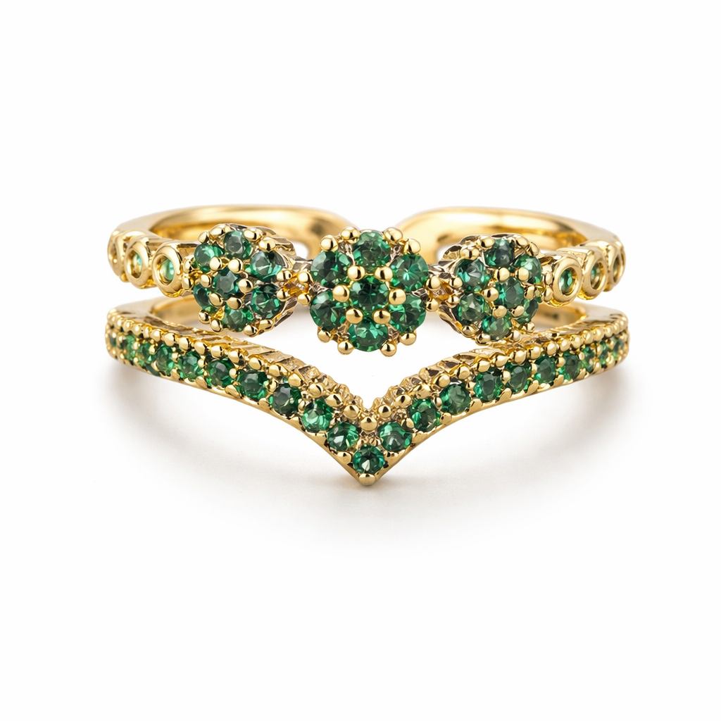 Marisa Emerald Ring