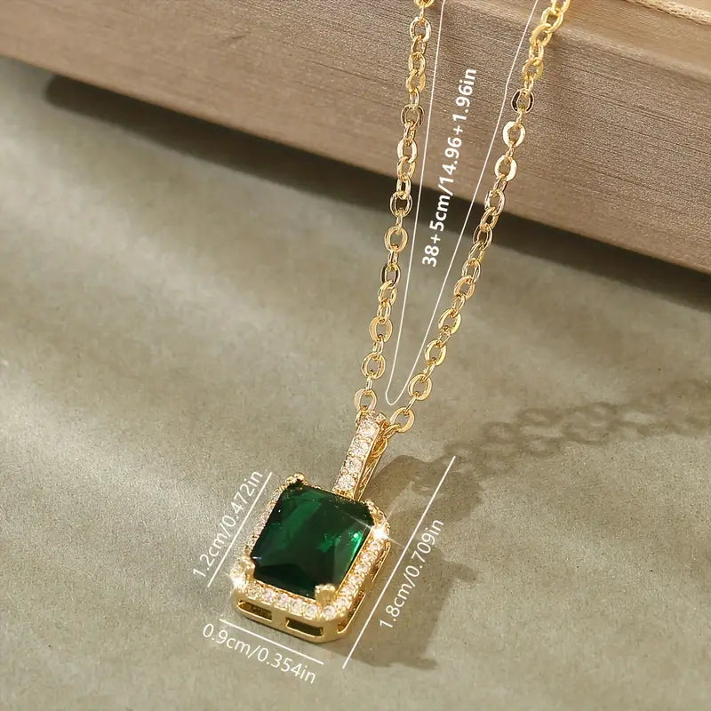 Miriam Emerald Necklace