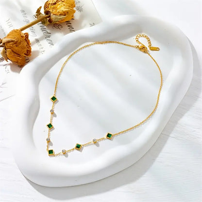Alena Emerald Necklace