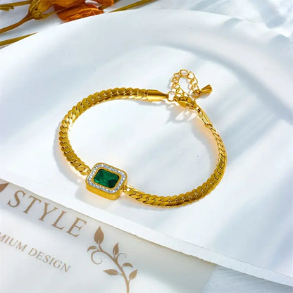 Emilia Emerald Bracelet