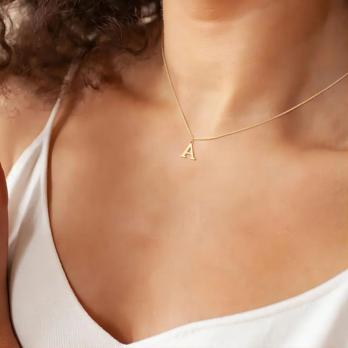 Love Initial Letter Necklace