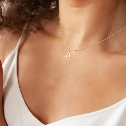 Love Initial Letter Necklace
