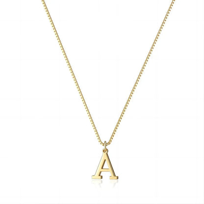 Love Initial Letter Necklace