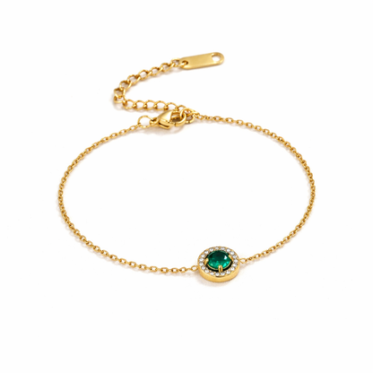 Green Emerald Bracelet