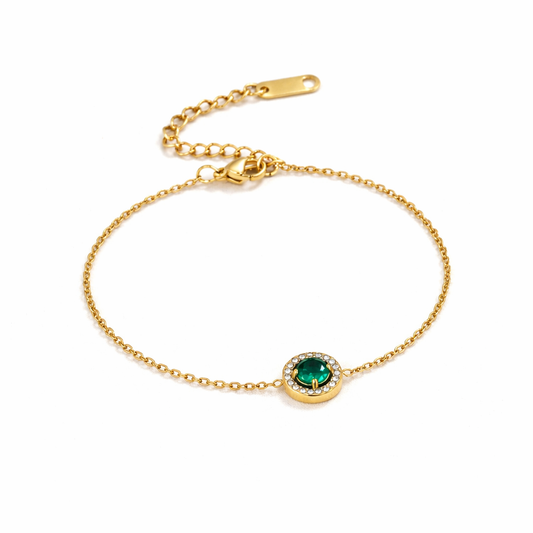 Green Emerald Bracelet
