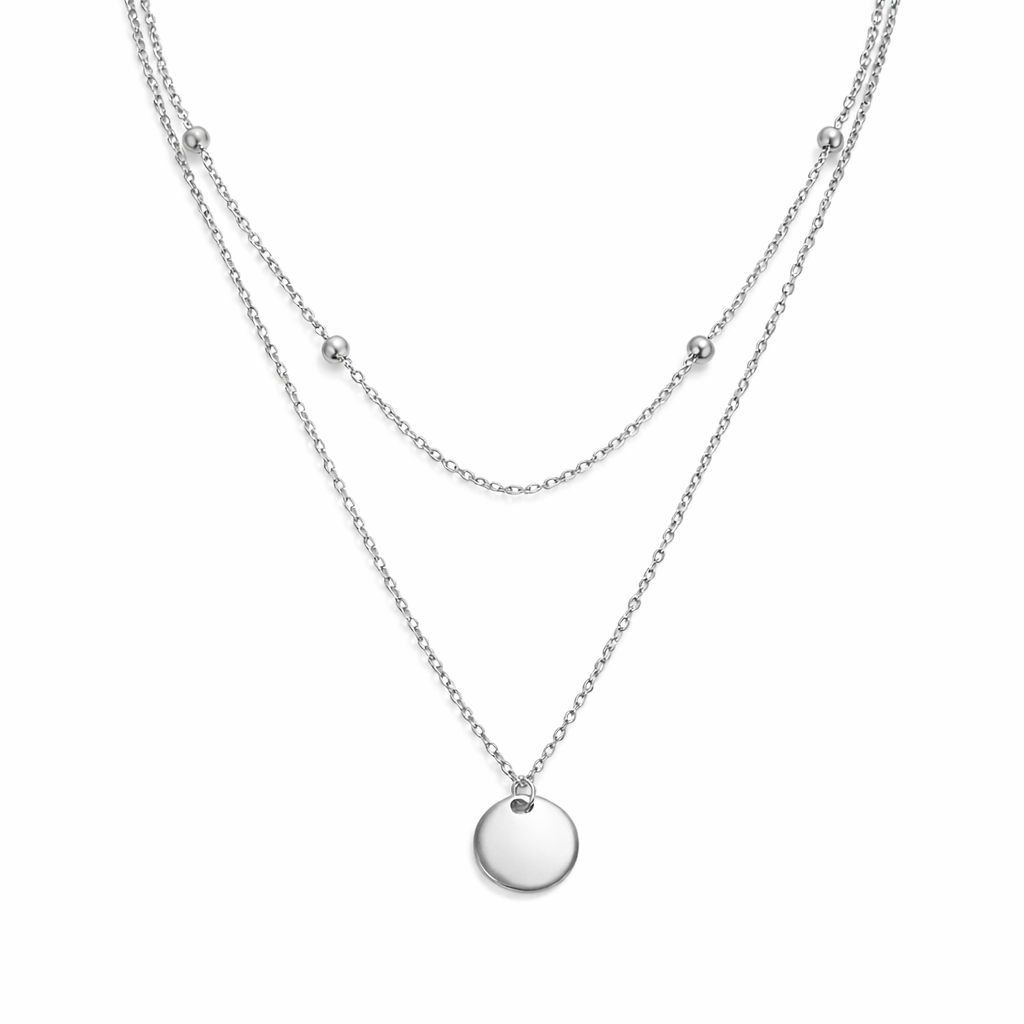 Layered Disc Necklace