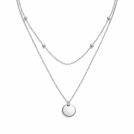 Layered Disc Necklace