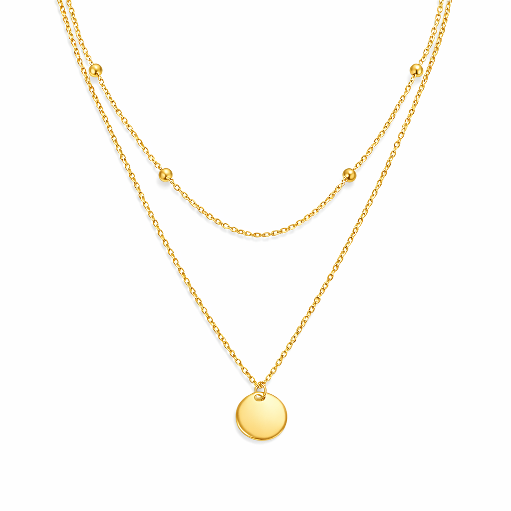 Layered Disc Necklace