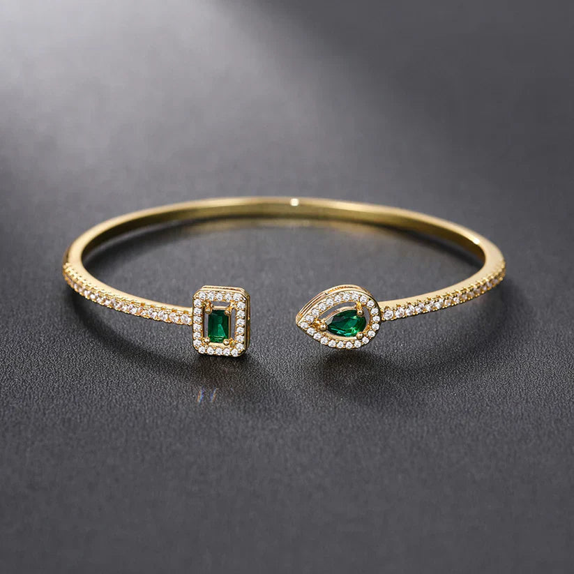 Klára Emerald Bracelet