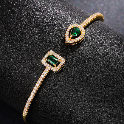 Klára Emerald Bracelet