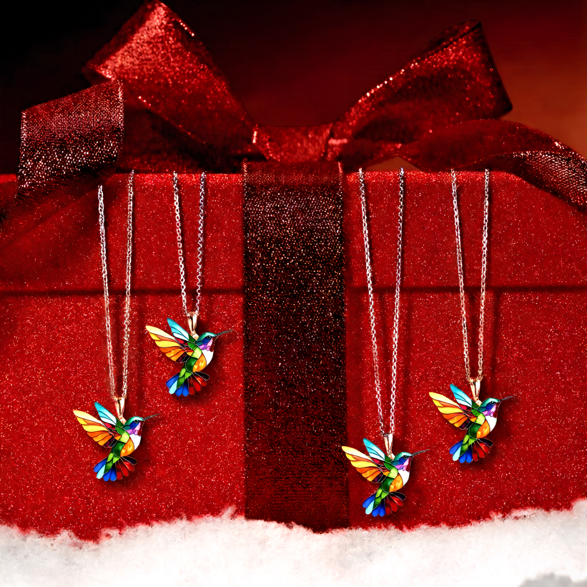 Hummingbird Jewelry Set