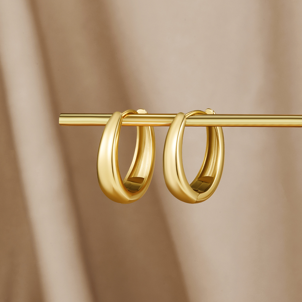 Valentina Gold Hoop Earrings