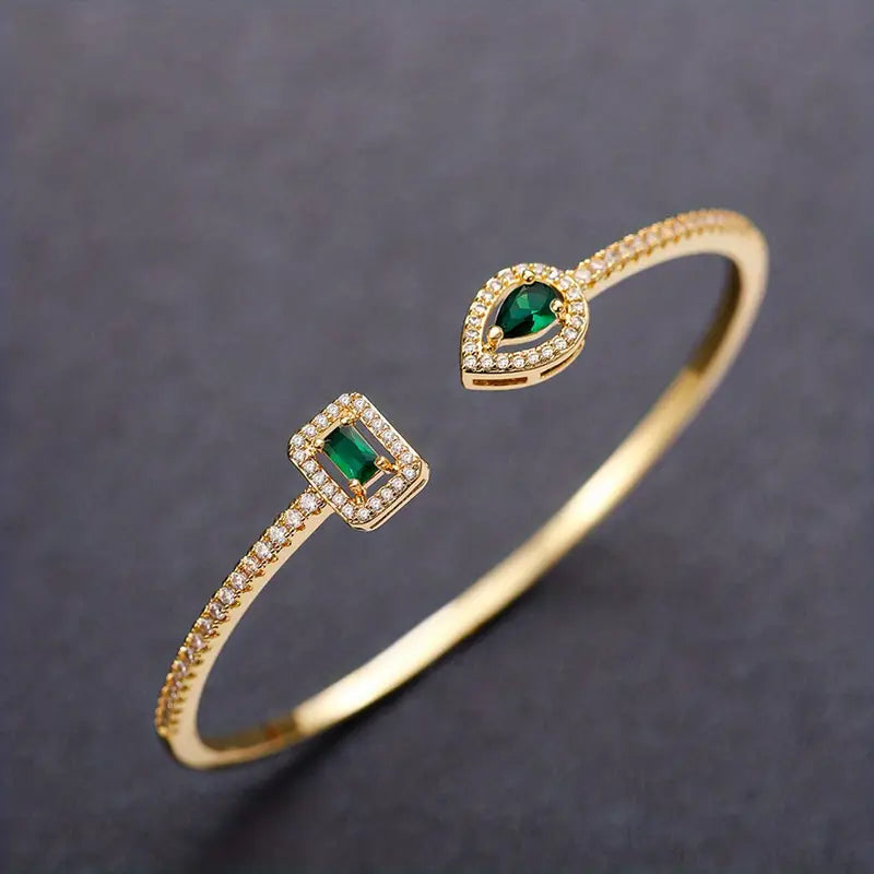 Klára Emerald Bracelet