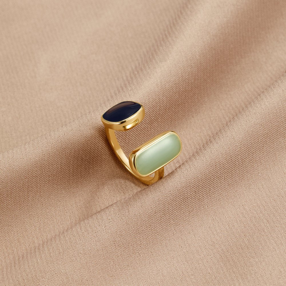 Aquamarine Wrapped Ring