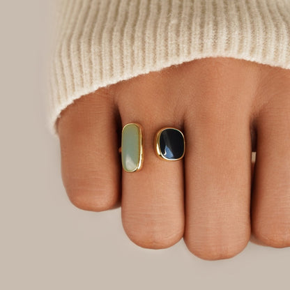 Aquamarine Wrapped Ring