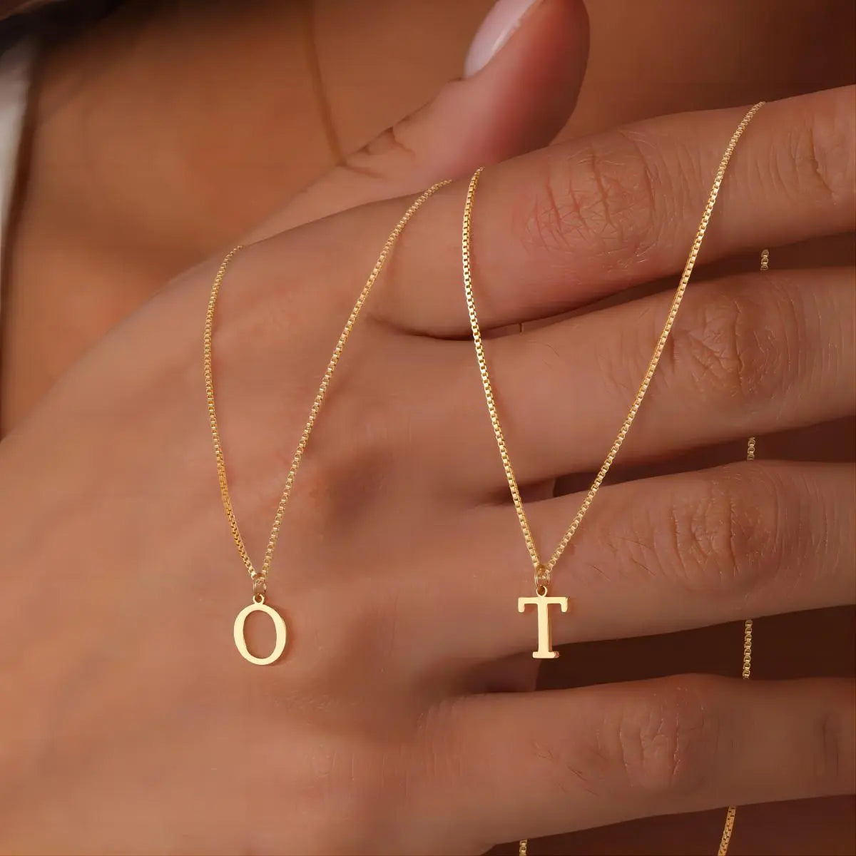 Love Initial Letter Necklace