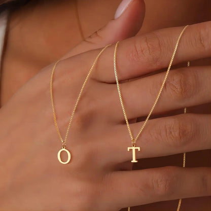 Love Initial Letter Necklace