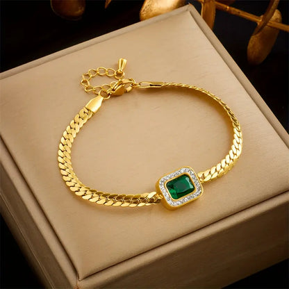 Emilia Emerald Bracelet