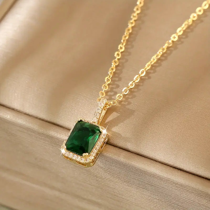 Miriam Emerald Necklace