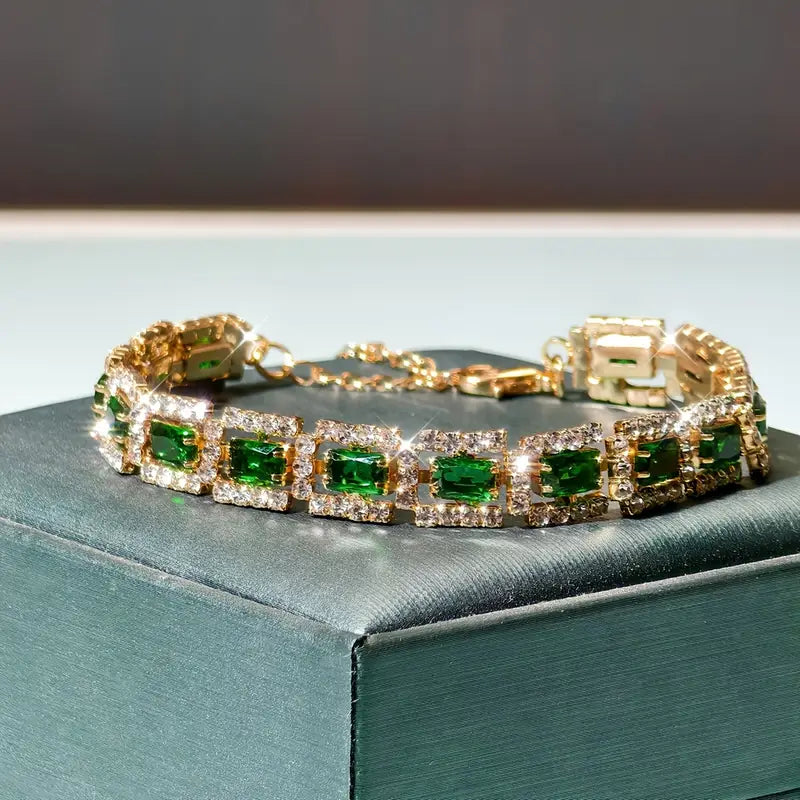 Josefína Emerald Bracelet