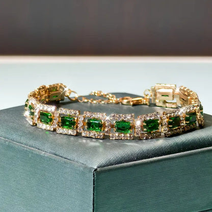 Josefína Emerald Bracelet