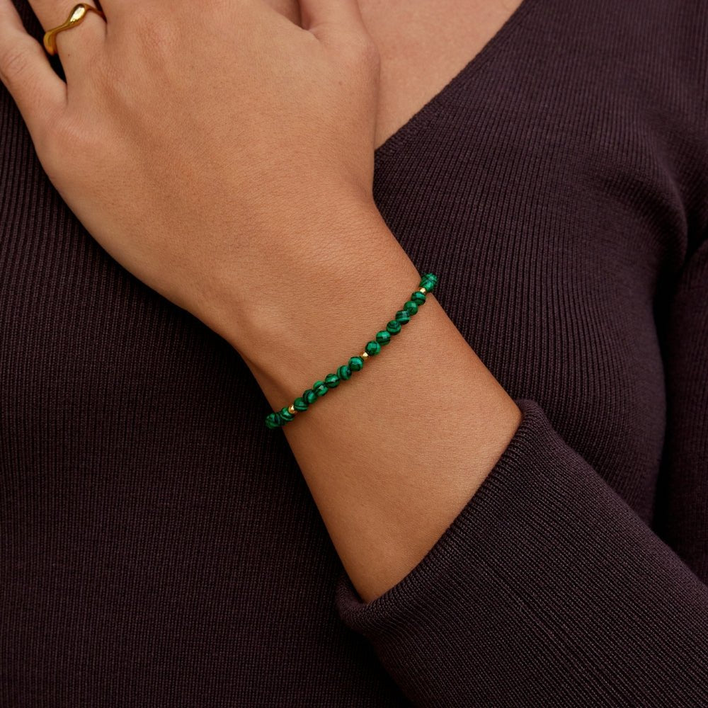 Beaded Emerald Bracelet