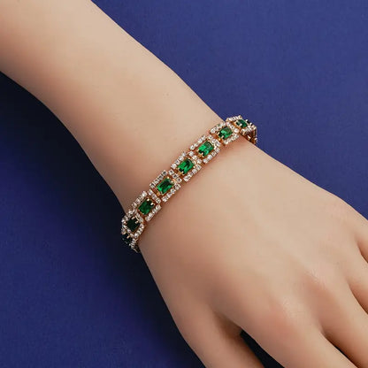 Josefína Emerald Bracelet