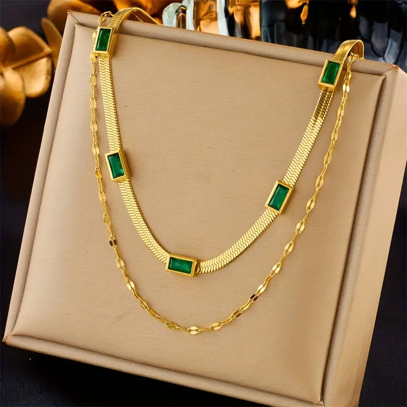 Annelie Emerald Necklace