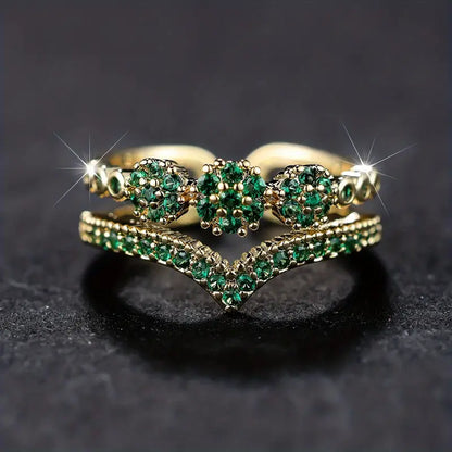 Marisa Emerald Ring