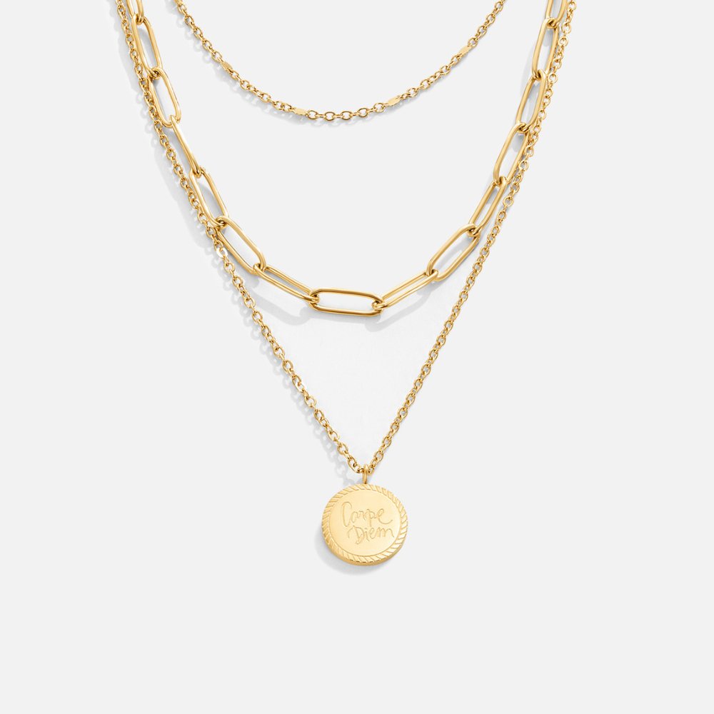 Geya Layered Coin Necklace