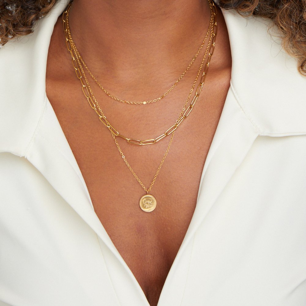 Geya Layered Coin Necklace