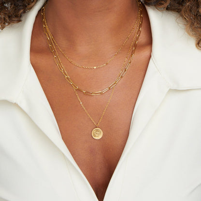 Geya Layered Coin Necklace