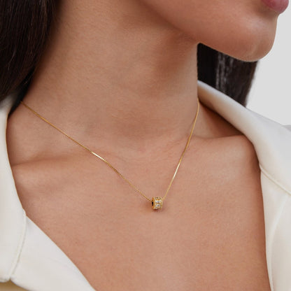 Gigi Gold Crystal Necklace