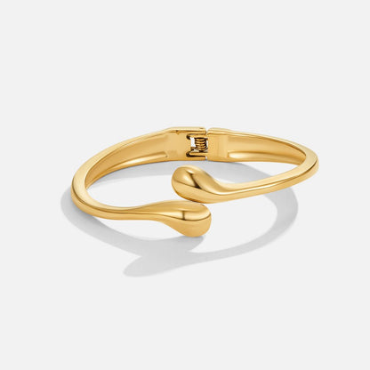 Golden Drop Bangle Bracelet