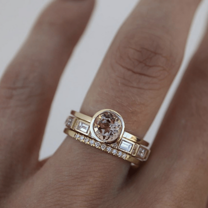 Gold Crystal Ring